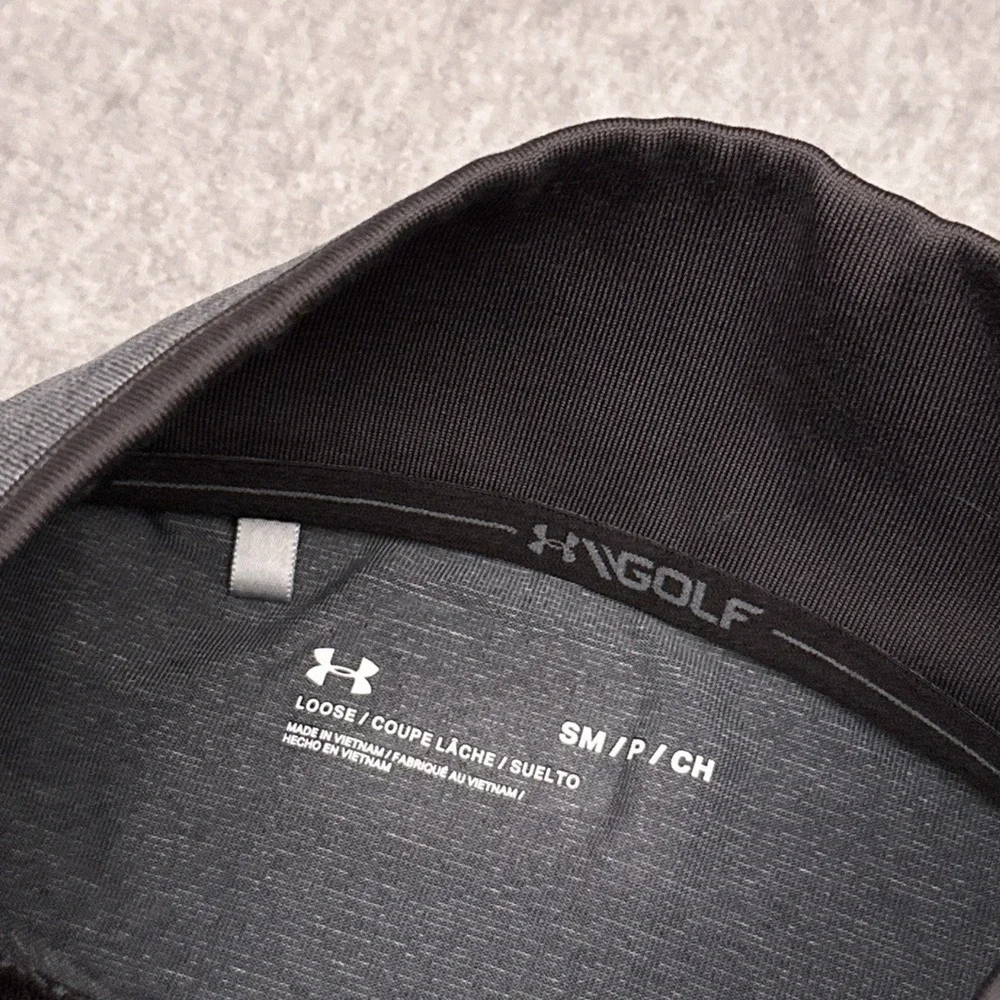 Under Armour Golf‎ Playoff 2.0 1/4 Zip Pullover Men's S Gray Performance 1327040